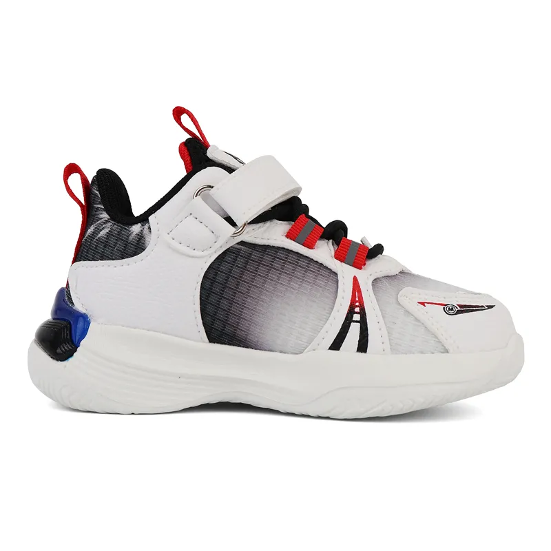 Zapatos deportivos transpirables de malla con luces para niños de primavera y otoño