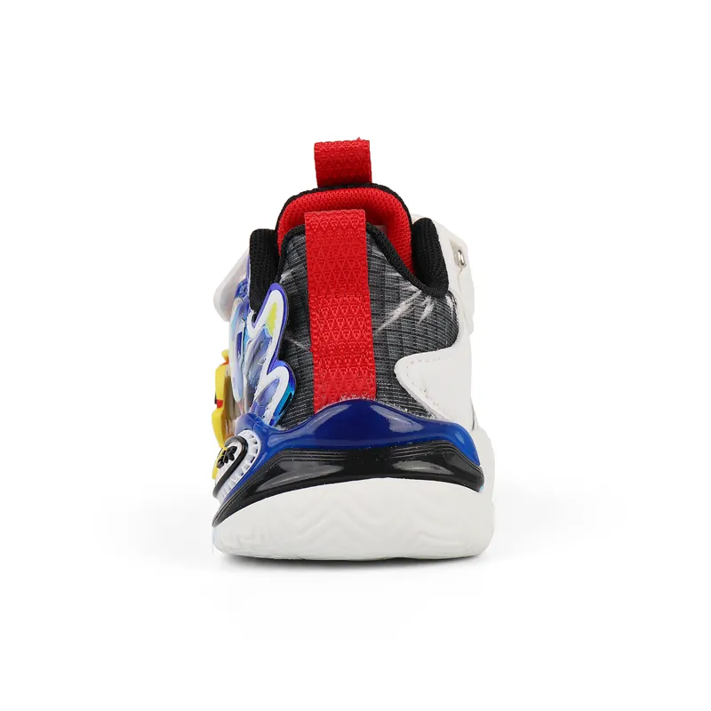 Zapatos deportivos transpirables de malla con luces para niños de primavera y otoño