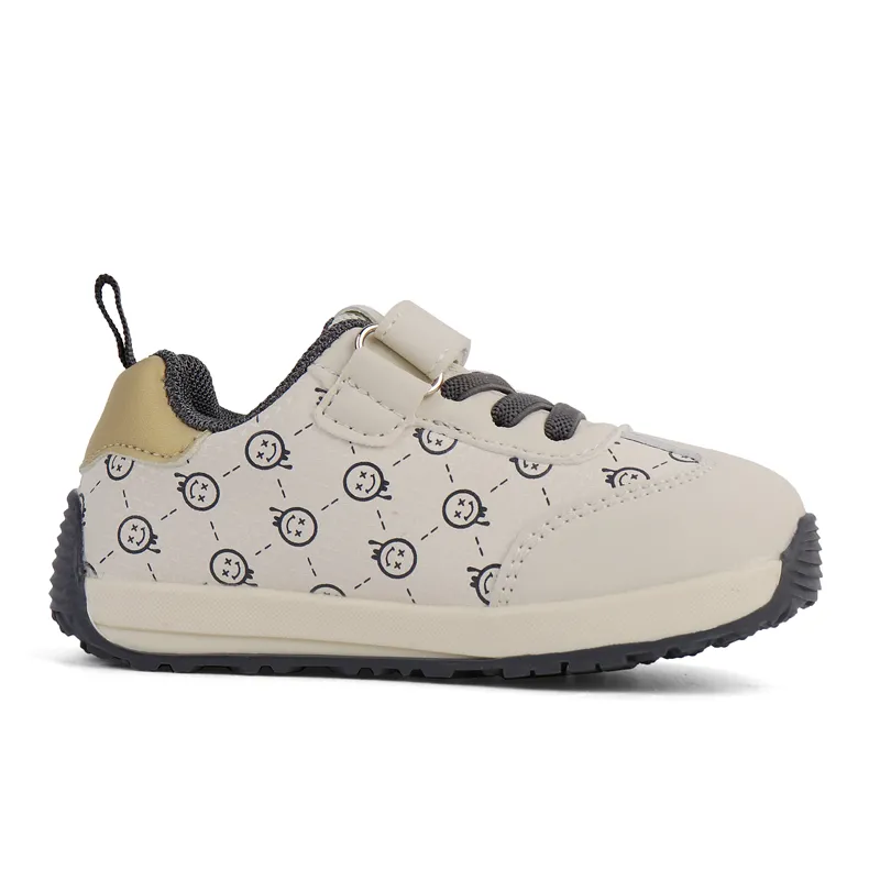Zapatillas de otoño de piel para bebé con suela blanda Zapatos Forrest Gump