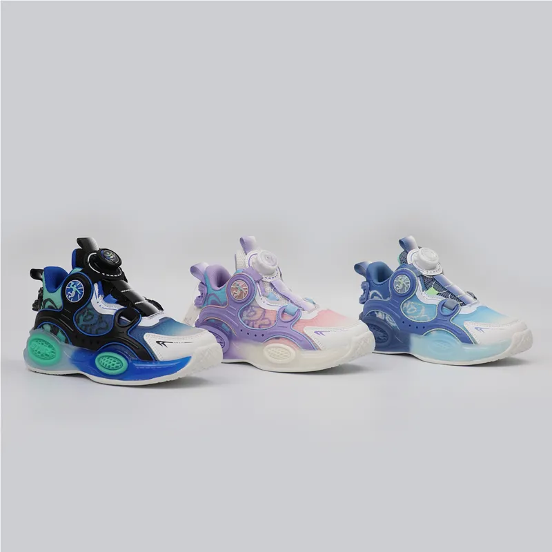 Zapatillas deportivas de baloncesto transpirables y acolchadas para todos los partidos para niños
