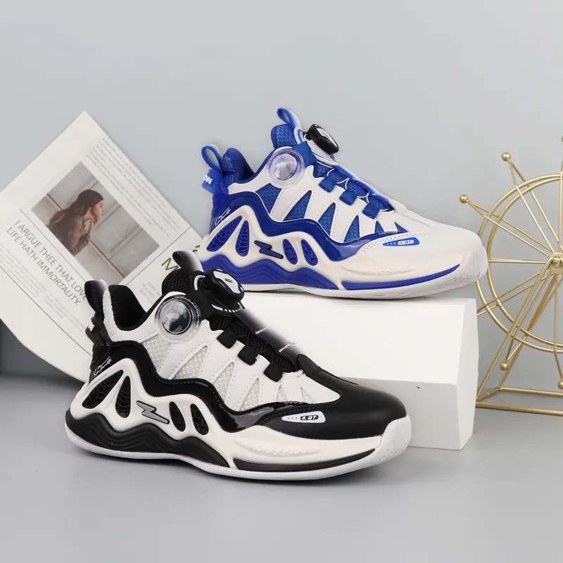 Zapatillas deportivas de baloncesto transpirables y acolchadas para todos los partidos para niños