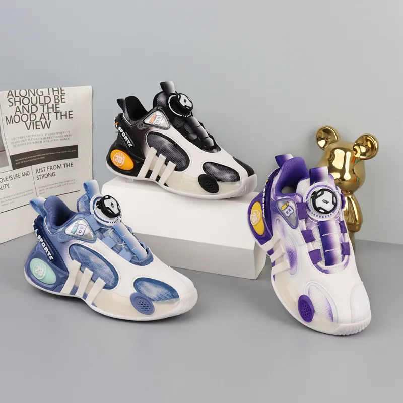 Zapatillas antideslizantes para hombres y mujeres. Zapatillas de baloncesto de moda para niños.