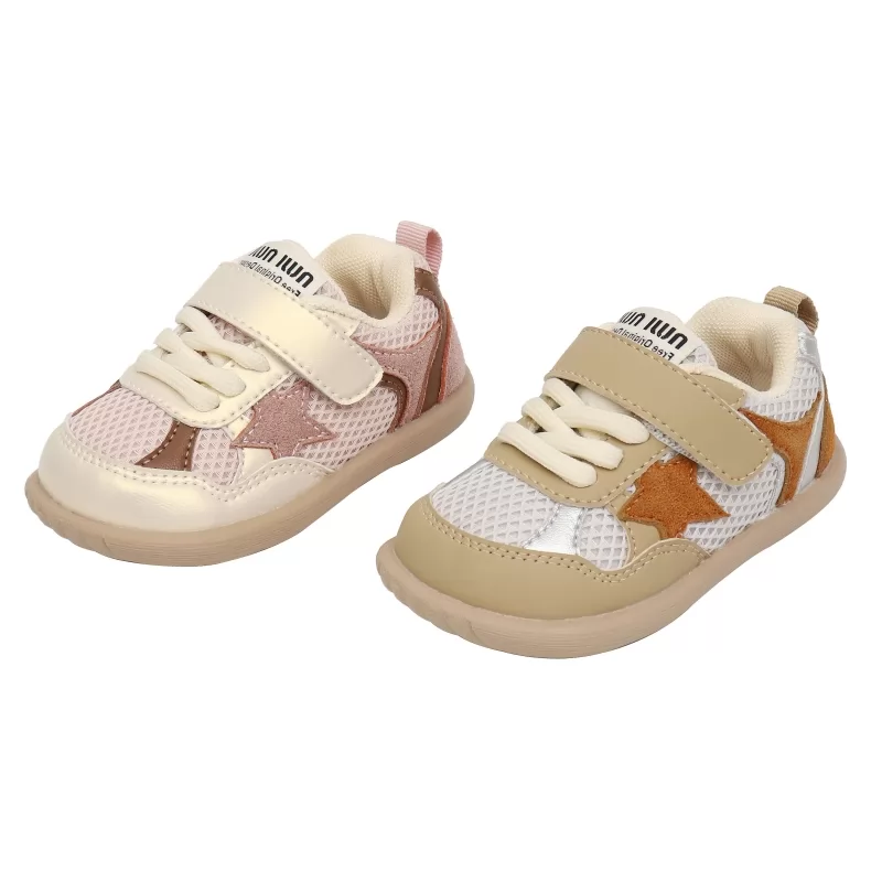 Zapatillas deportivas informales de malla transpirable para niños, zapatos de bebé