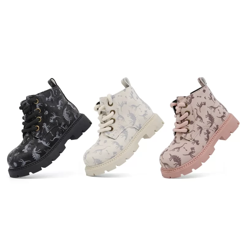 Nuevas botas de nieve para niños antideslizantes, duraderas y con estampado informal para niños