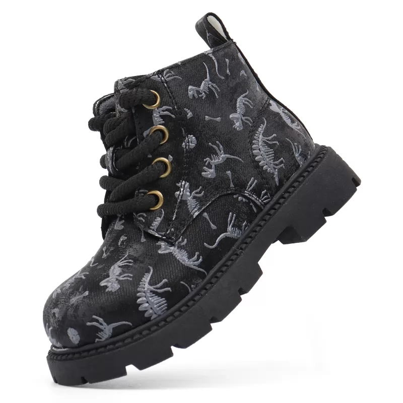 Nuevas botas de nieve para niños antideslizantes, duraderas y con estampado informal para niños