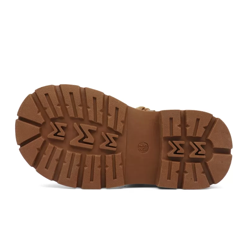 Nuevas botas de nieve antideslizantes duraderas con estampado informal para niños y niñas
