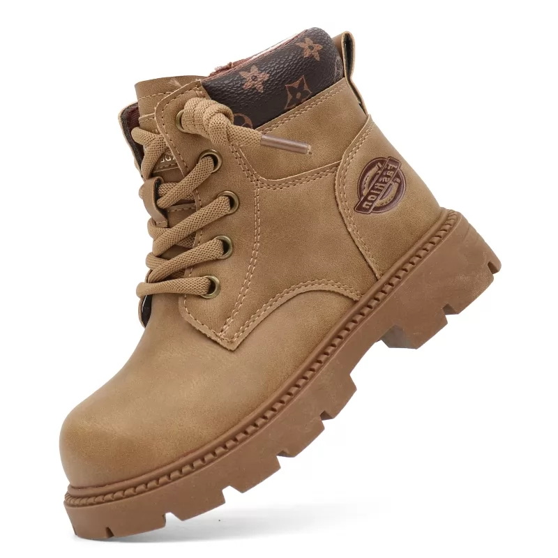 Nuevas botas de nieve antideslizantes duraderas con estampado informal para niños y niñas