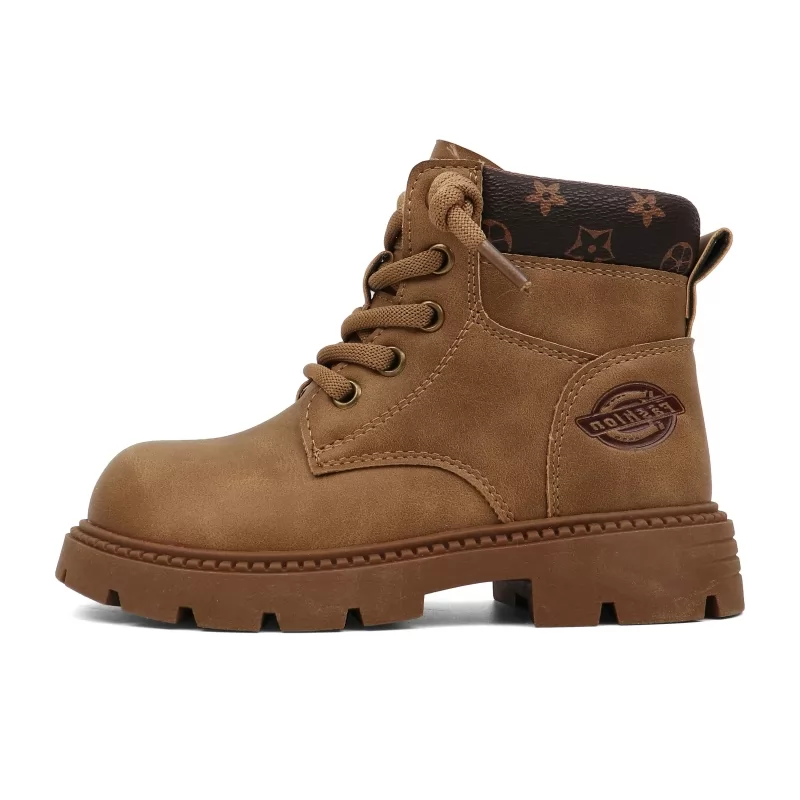 Nuevas botas de nieve antideslizantes duraderas con estampado informal para niños y niñas