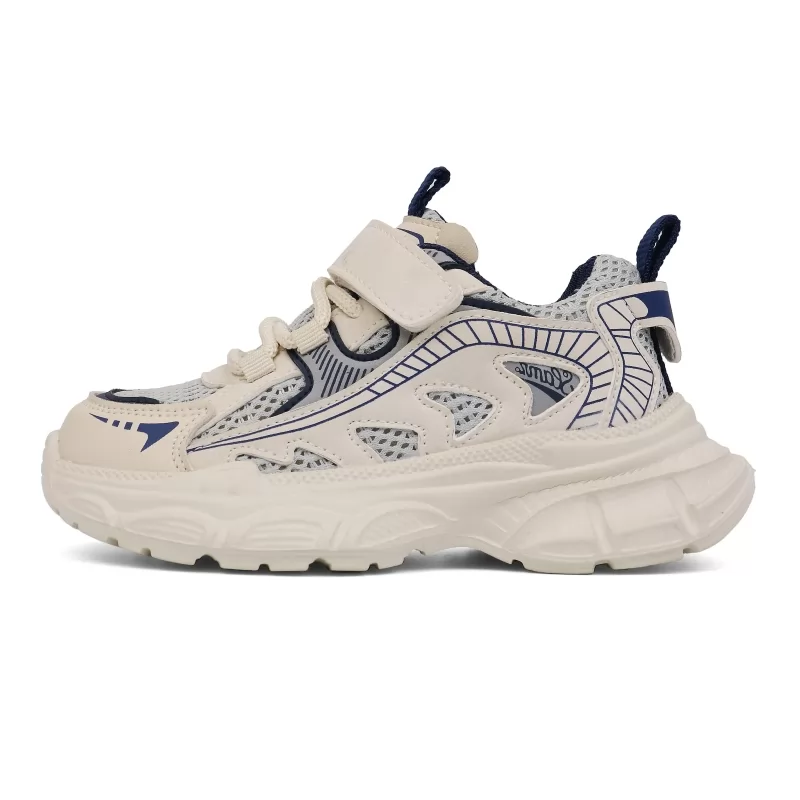 Zapatillas de deporte transpirables de moda, zapatos deportivos ligeros antideslizantes para niños