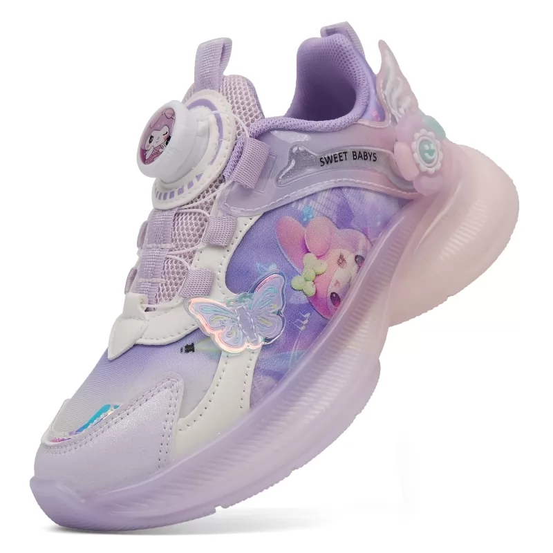 Zapatos lindos de dibujos animados casuales para niños, zapatillas de deporte transpirables de moda, zapatos deportivos ligeros para niños