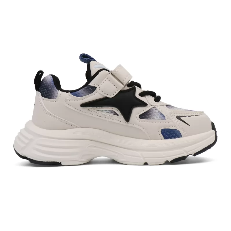 Zapatillas de deporte transpirables informales de moda, zapatos deportivos informales antideslizantes ligeros para niños