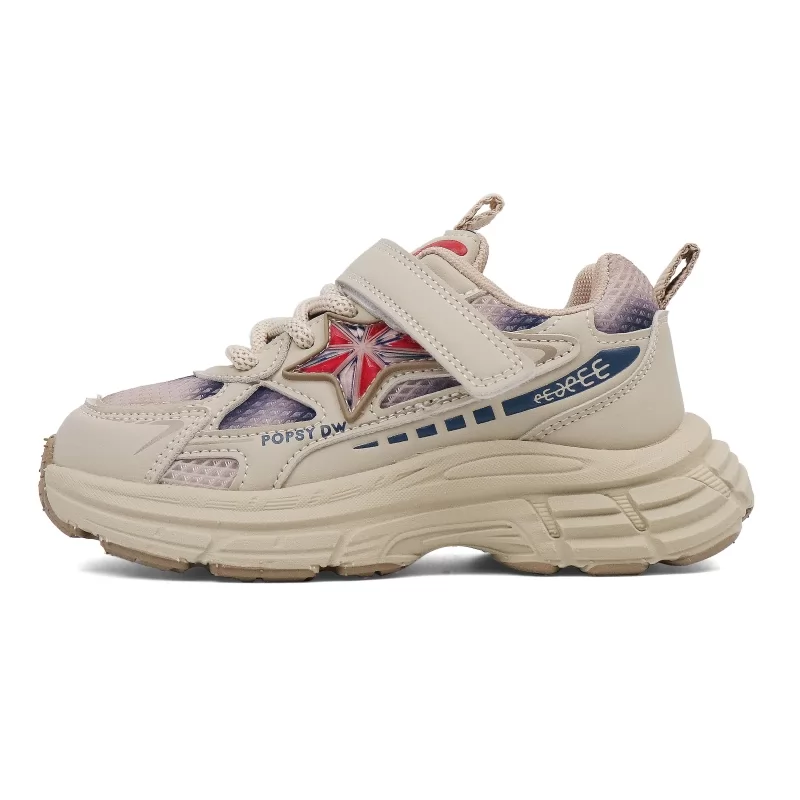 Zapatillas de deporte transpirables informales de moda, zapatos deportivos informales antideslizantes ligeros para niños