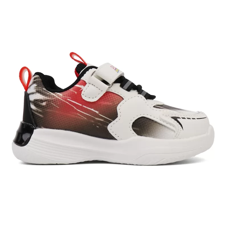 Zapatos deportivos transpirables de malla para niños personalizados a la moda, zapatillas de deporte para bebés y niños