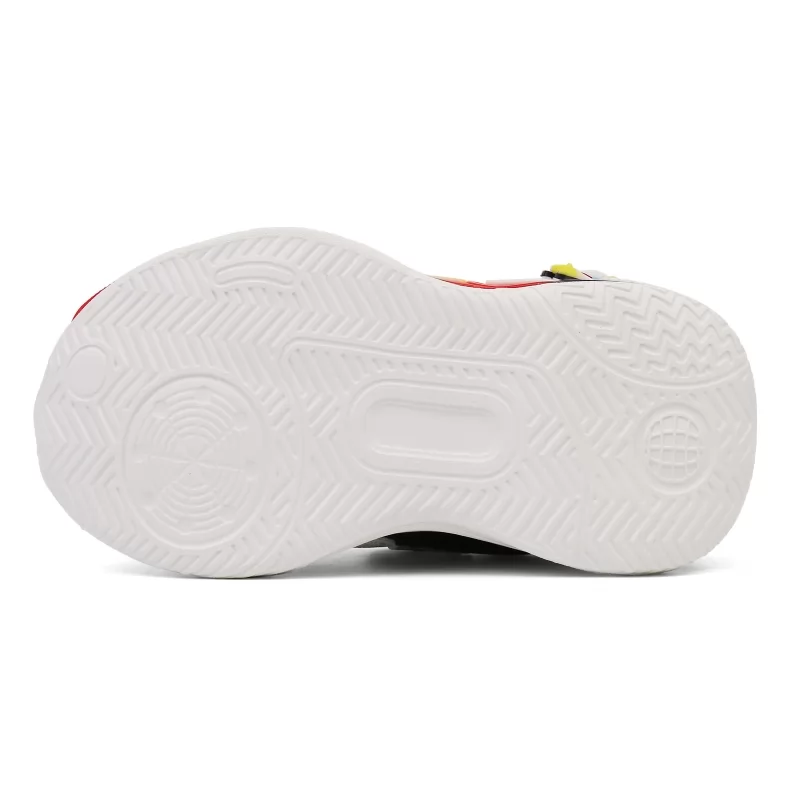 Zapatos deportivos transpirables de malla para niños personalizados a la moda, zapatillas de deporte para bebés y niños