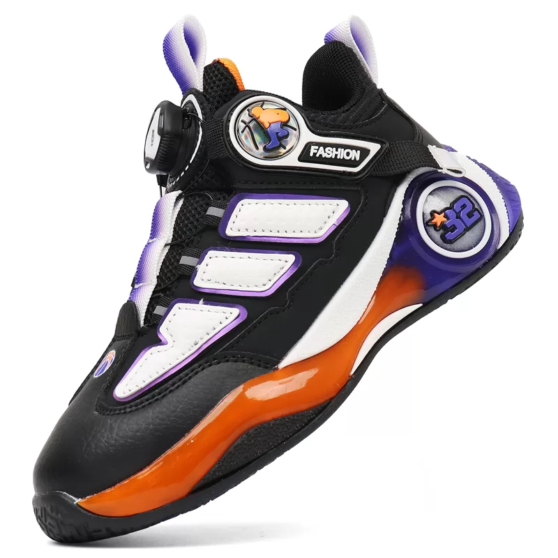 Calzado deportivo para niños al por mayor, zapatos de estilo baloncesto de moda, zapatillas deportivas clásicas de estilo deportivo para exteriores