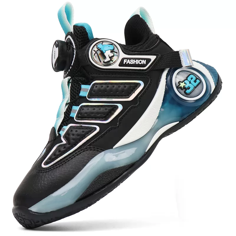 Calzado deportivo para niños al por mayor, zapatos de estilo baloncesto de moda, zapatillas deportivas clásicas de estilo deportivo para exteriores
