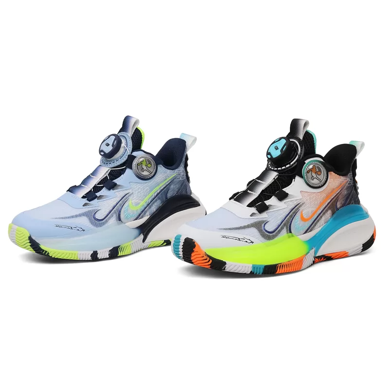 Zapatos deportivos para niños al por mayor Zapatos de estilo baloncesto para niños y niñas Zapatos para correr casuales