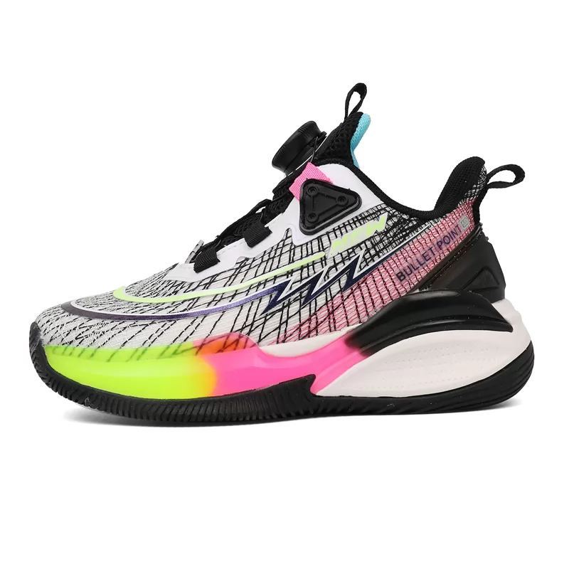 Fábrica al por mayor de zapatos de estilo baloncesto para niños y niñas, zapatillas de deporte, zapatos deportivos para niños
