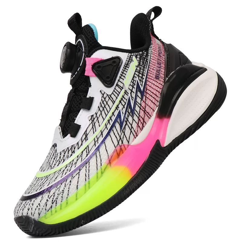Fábrica al por mayor de zapatos de estilo baloncesto para niños y niñas, zapatillas de deporte, zapatos deportivos para niños