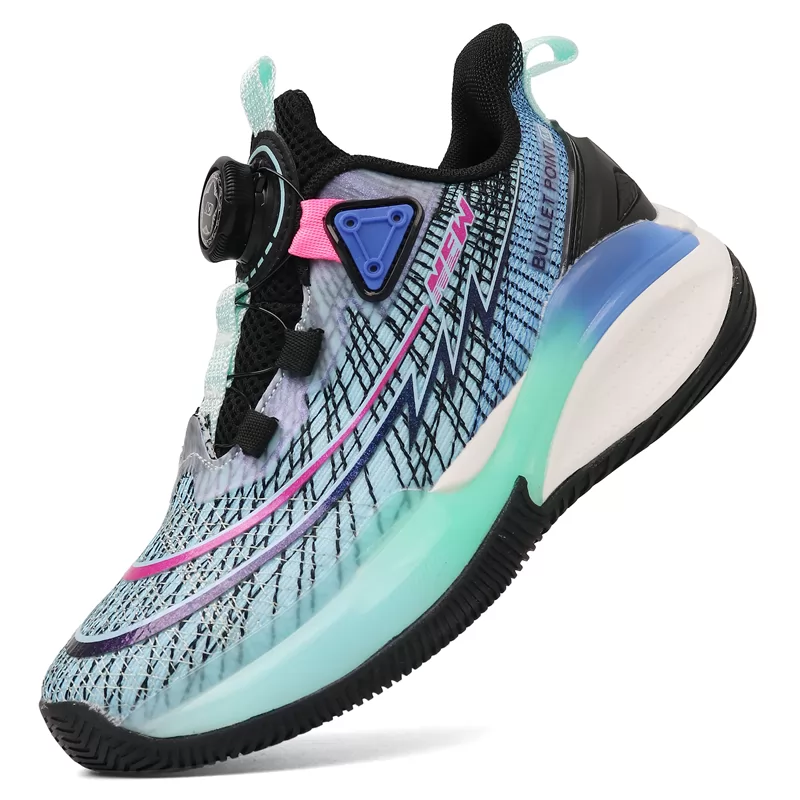 Fábrica al por mayor de zapatos de estilo baloncesto para niños y niñas, zapatillas de deporte, zapatos deportivos para niños