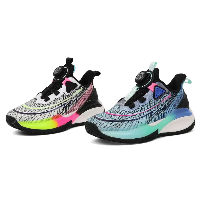 Fábrica al por mayor de zapatos de estilo baloncesto para niños y niñas, zapatillas de deporte, zapatos deportivos para niños