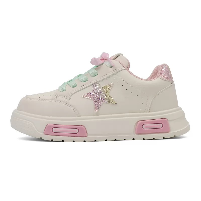 Zapatos informales transpirables de malla de moda de alta calidad, venta al por mayor, zapatillas de deporte informales antideslizantes para niños y niñas