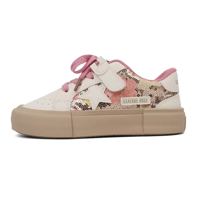 Venta al por mayor de zapatos bonitos y transpirables para niños, zapatillas de deporte para caminar al aire libre para niños y niñas, zapatos informales antideslizantes para niños