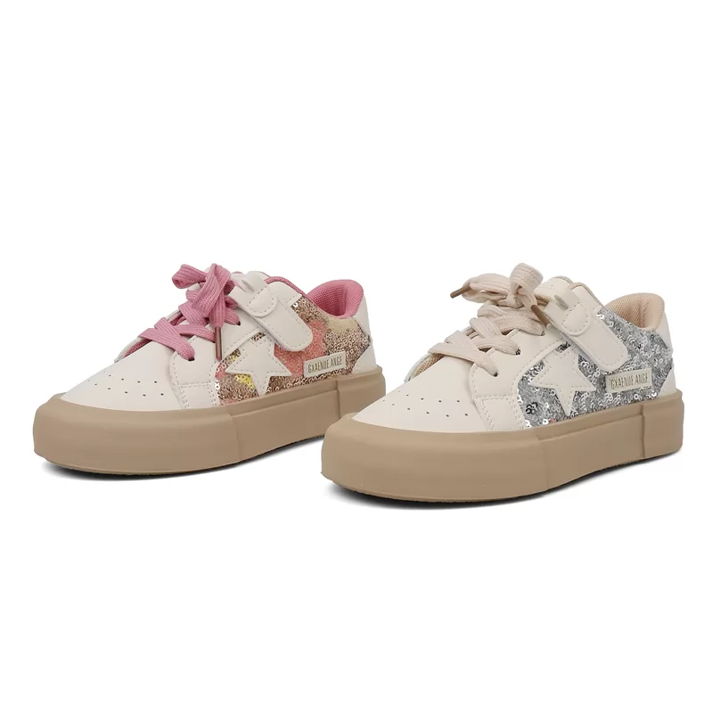 Venta al por mayor de zapatos bonitos y transpirables para niños, zapatillas de deporte para caminar al aire libre para niños y niñas, zapatos informales antideslizantes para niños