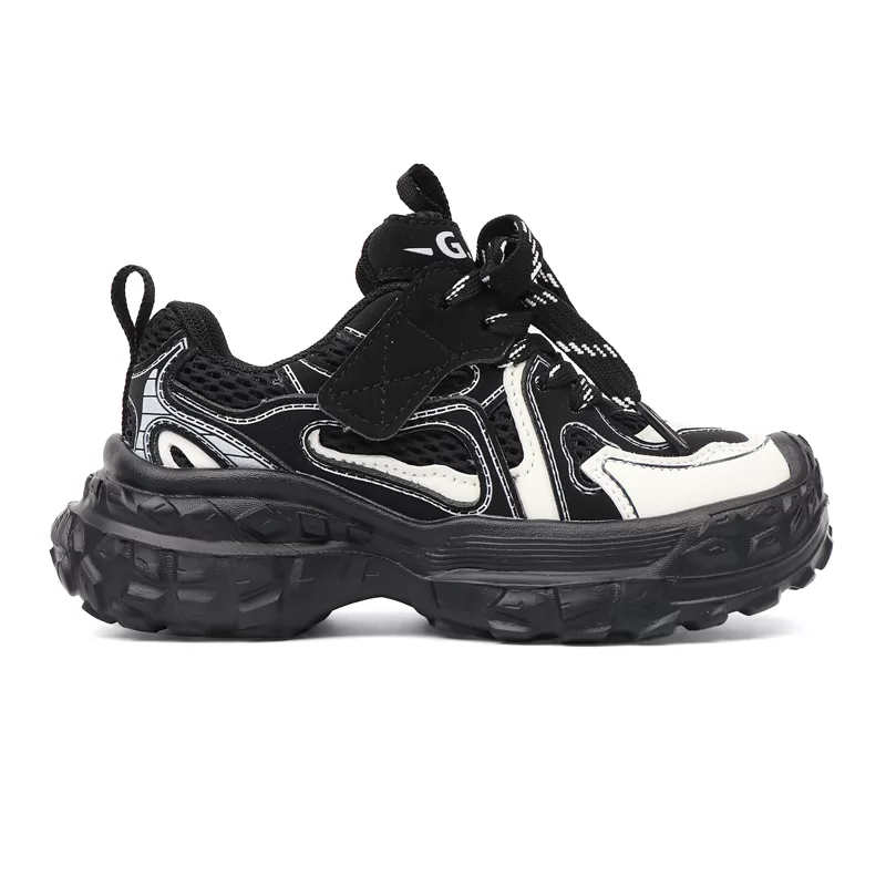 Zapatos deportivos para niños al por mayor, zapatillas para caminar al aire libre para niños y niñas, zapatos deportivos Retro antideslizantes para niños