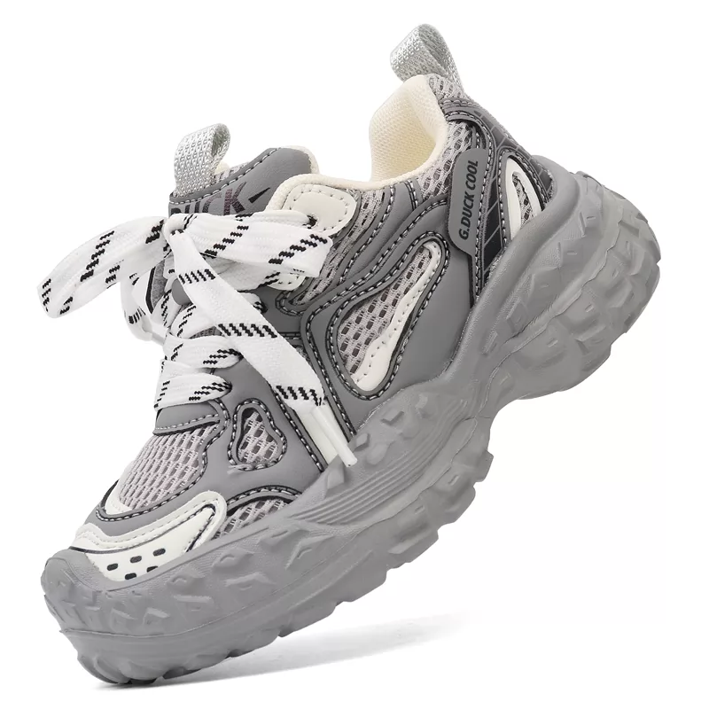Zapatos deportivos para niños al por mayor, zapatillas para caminar al aire libre para niños y niñas, zapatos deportivos Retro antideslizantes para niños