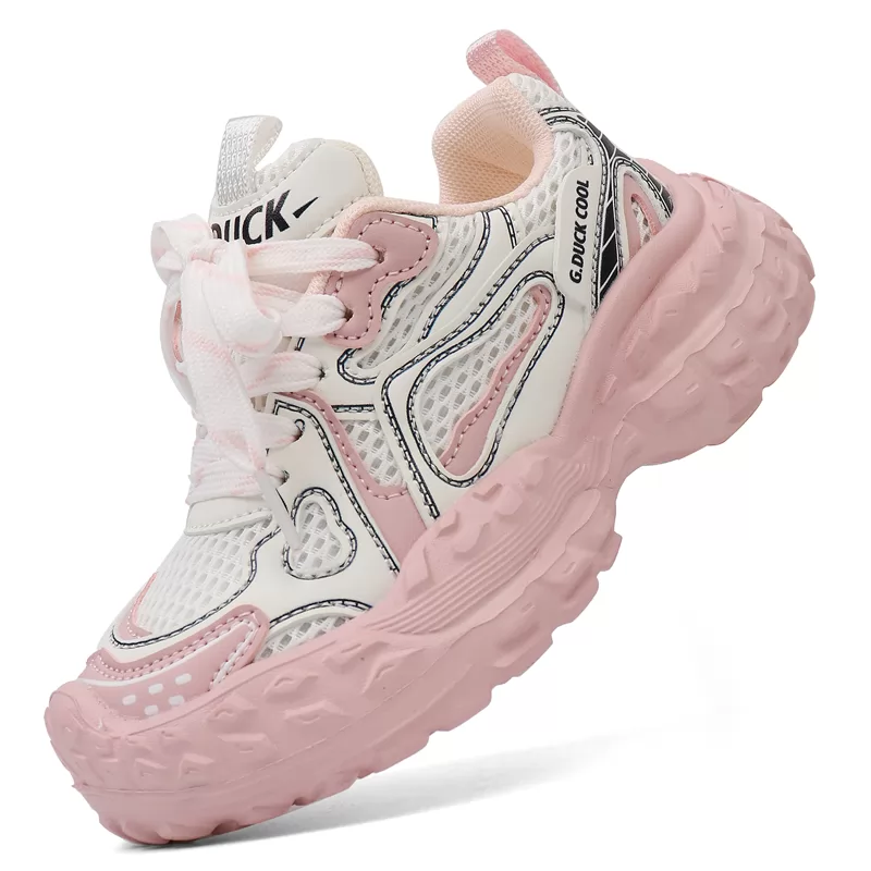 Zapatos deportivos para niños al por mayor, zapatillas para caminar al aire libre para niños y niñas, zapatos deportivos Retro antideslizantes para niños