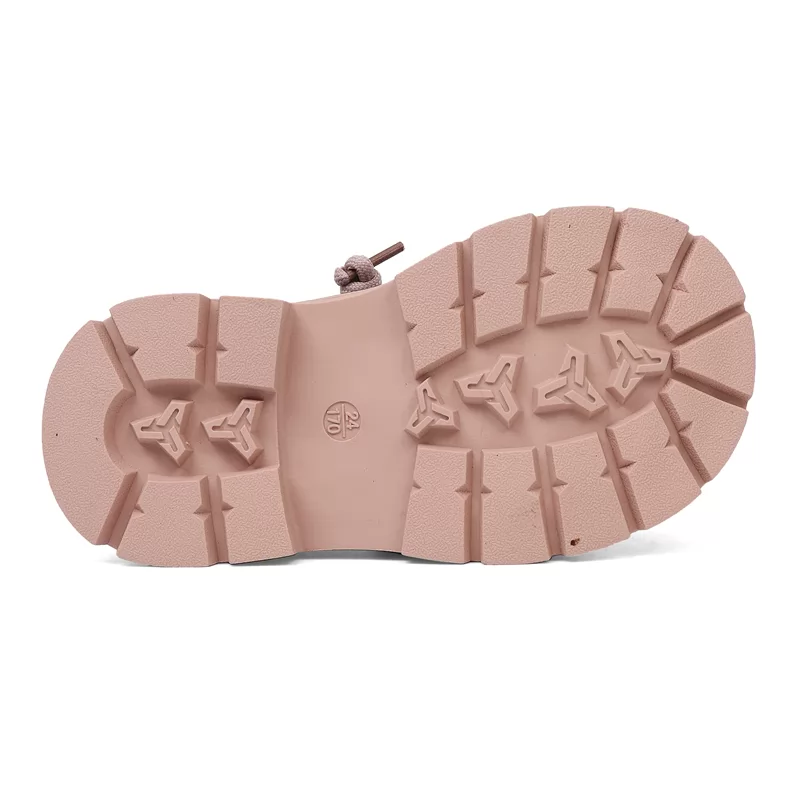 Botas personalizadas al por mayor para niñas, botas de cuero duraderas antideslizantes