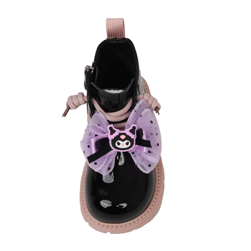 Botas personalizadas al por mayor para niñas, botas de cuero duraderas antideslizantes