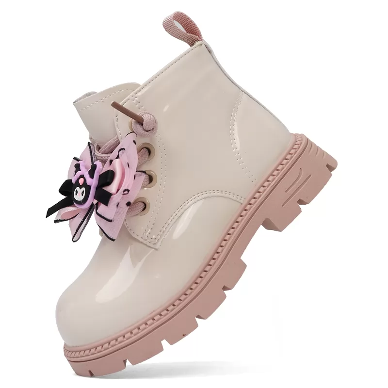 Botas personalizadas al por mayor para niñas, botas de cuero duraderas antideslizantes