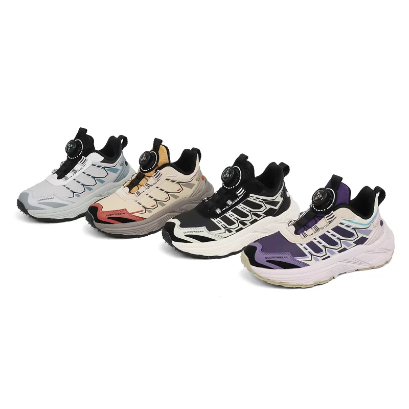 Venta al por mayor de fábrica de zapatos de senderismo para niños, zapatos deportivos de moda para niños y niñas, zapatos duraderos antideslizantes para niños