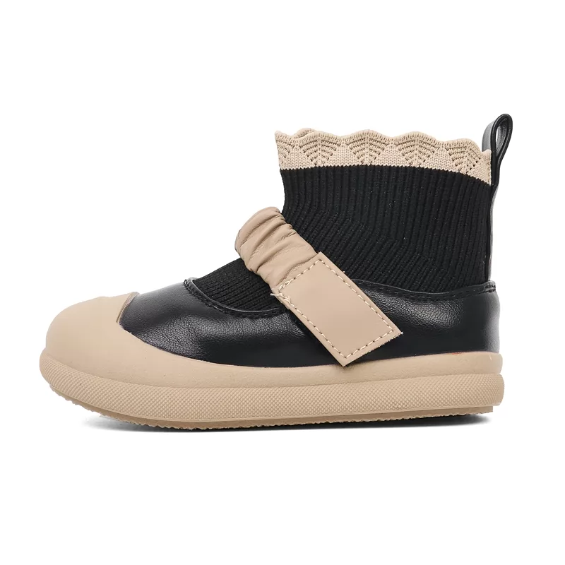 Zapatos casuales personalizados para niños, zapatillas de deporte de cuero transpirable para niño y niña, zapatos casuales antideslizantes cómodos para exteriores para niños