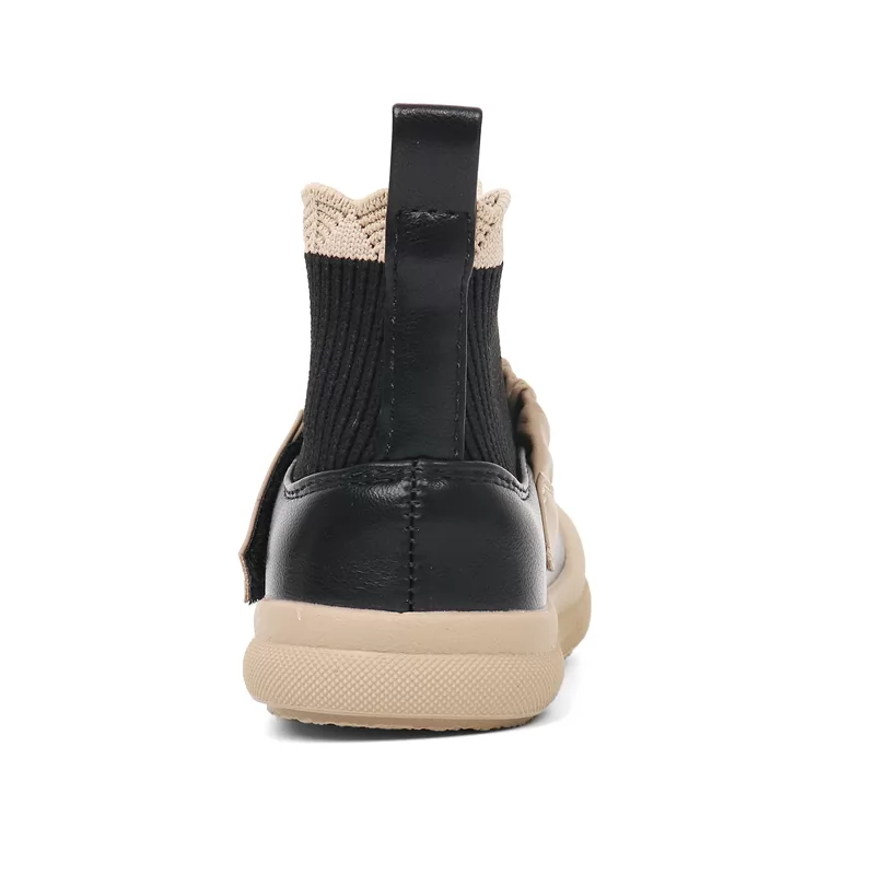 Zapatos casuales personalizados para niños, zapatillas de deporte de cuero transpirable para niño y niña, zapatos casuales antideslizantes cómodos para exteriores para niños