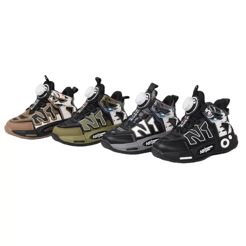 Zapatos casuales para niños al por mayor, zapatos casuales de moda personalizados para niños, zapatillas para caminar para niños, zapatos casuales antideslizantes duraderos para niños