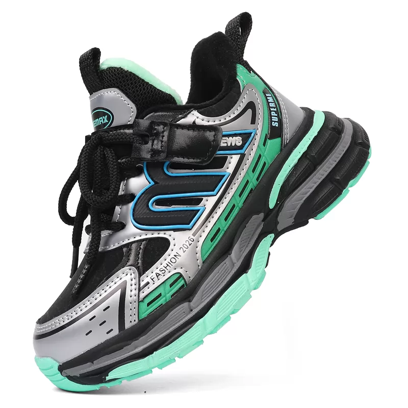 Zapatillas deportivas para niños nuevas de fábrica, moda al por mayor, zapatos deportivos para niños y niñas, calzado deportivo antideslizante para exteriores