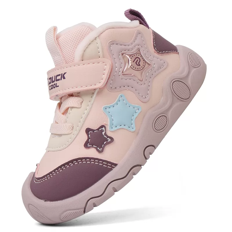 Venta al por mayor de zapatos transpirables informales para niños, zapatillas de deporte personalizadas para caminar al aire libre para bebés, zapatos casuales duraderos para bebés