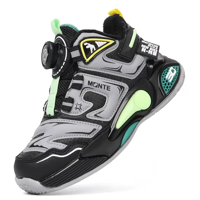 Zapatos deportivos personalizados para baloncesto para niños, zapatillas deportivas cómodas para niños, zapatos de adiestramiento al aire libre para niñas y niños