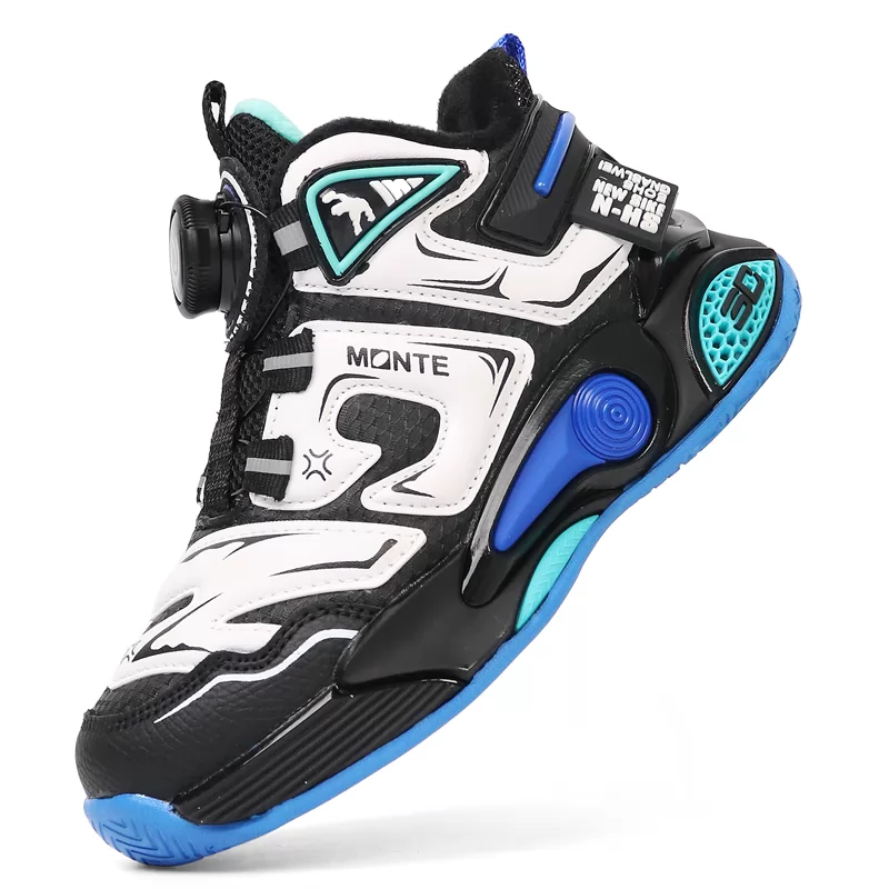 Zapatos deportivos personalizados para baloncesto para niños, zapatillas deportivas cómodas para niños, zapatos de adiestramiento al aire libre para niñas y niños