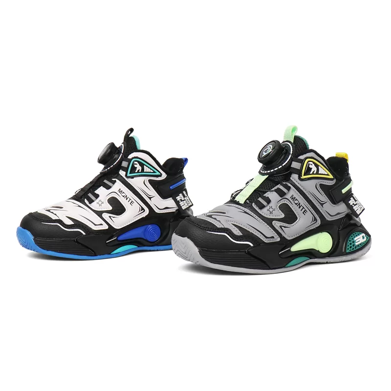 Zapatos deportivos personalizados para baloncesto para niños, zapatillas deportivas cómodas para niños, zapatos de adiestramiento al aire libre para niñas y niños