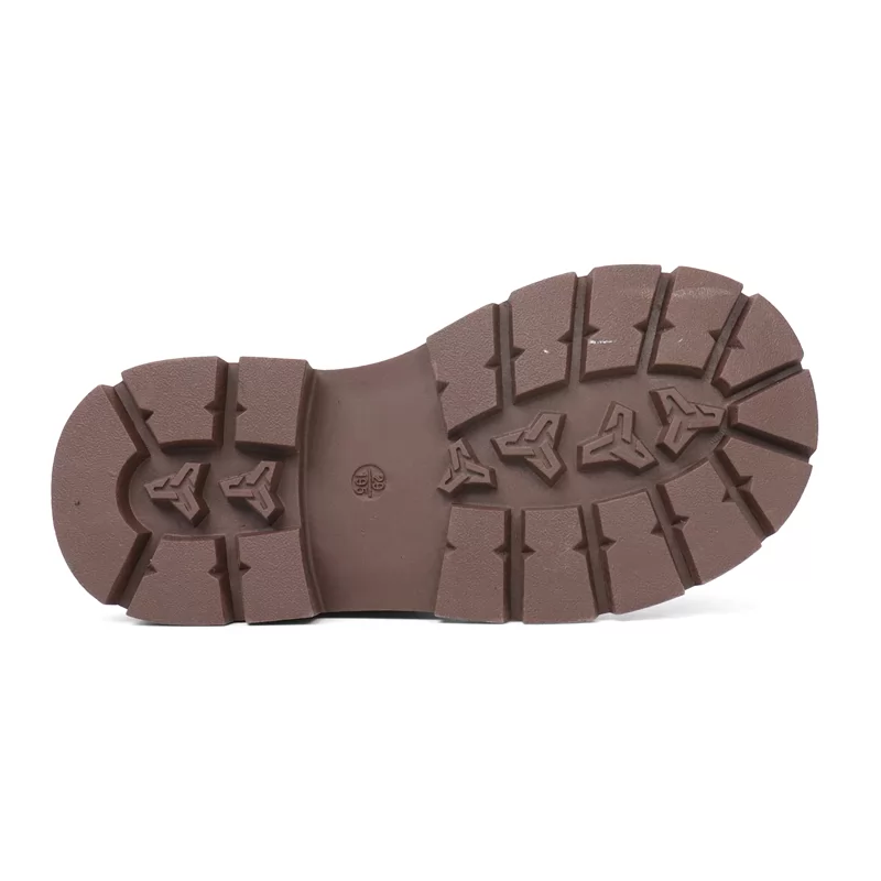 Nuevas botas de invierno con estilo para niños, venta al por mayor, botas de cuero para exteriores para niñas, botas informales antideslizantes de corte alto de calidad para niños