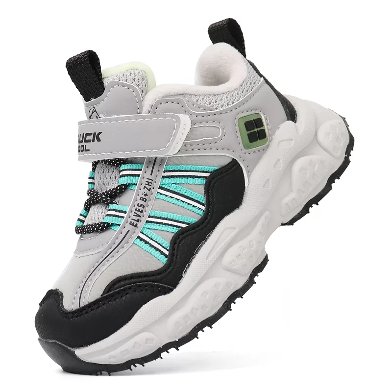 Venta al por mayor de zapatos de senderismo personalizados duraderos para deportes al aire libre de montaña impermeables para niños sin deslizamiento