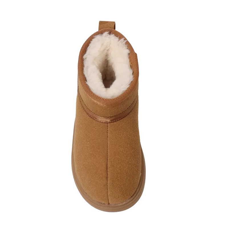 Botas de invierno para niños al por mayor de fábrica, botas de nieve antideslizantes para niños y niñas, botas casuales cálidas para niños al aire libre