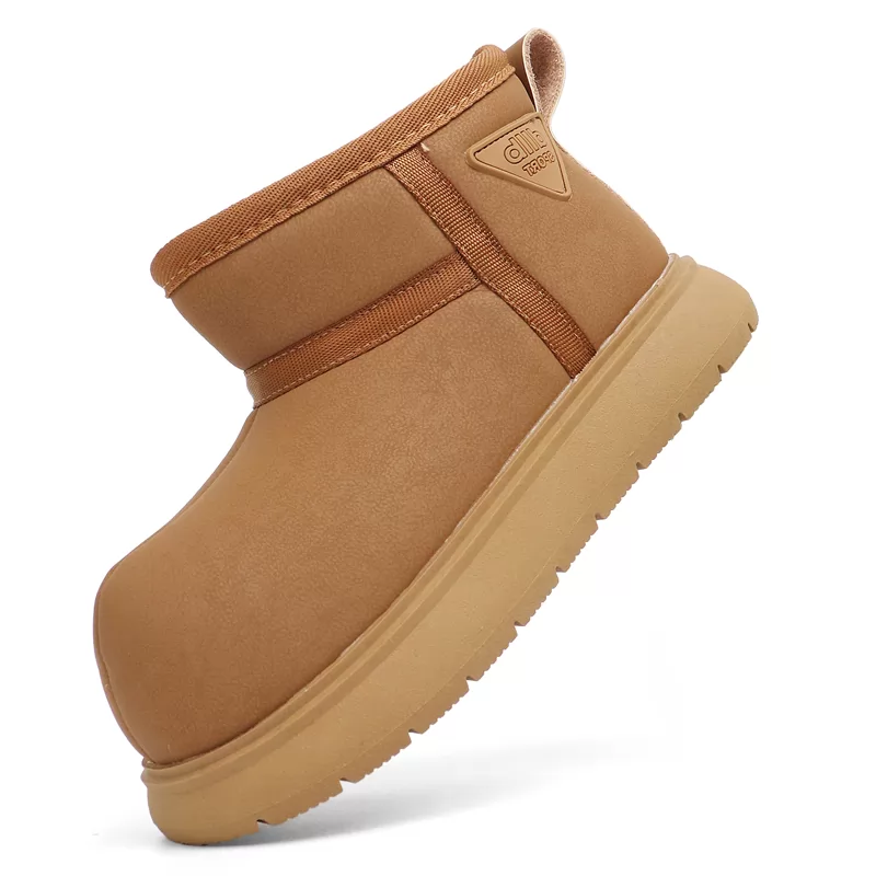 Botas de invierno para niños al por mayor de fábrica, botas de nieve antideslizantes para niños y niñas, botas casuales cálidas para niños al aire libre