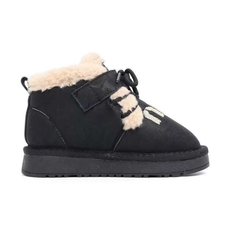 Nueva fábrica, botas de invierno para niños, bonitas botas de nieve antideslizantes con dibujos animados para niños y niñas, botas casuales cálidas para niños al aire libre