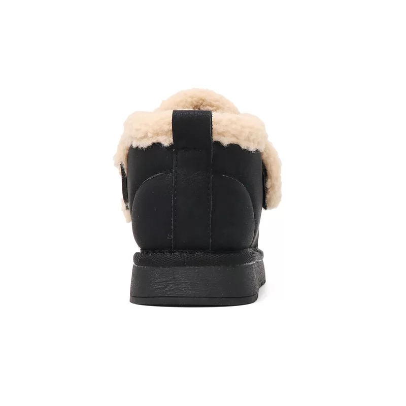 Botas de invierno para niños de nueva fábrica, botas de nieve antideslizantes a la moda para niños y niñas, botas casuales cálidas para niños