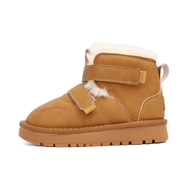 Nuevos lanzamientos Botas de invierno para niños Moda Antideslizante Botas de nieve para niños y niñas Botas elegantes para exteriores cálidas para niños Botas casuales